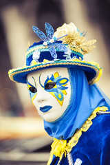A masker at Venice Carnival
