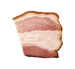 Smoked meat isolated