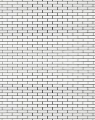 White brick wall,