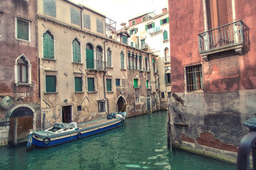 Wassergasse in Venedig