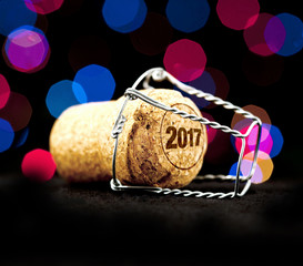Champagne cork / New Year 2017
