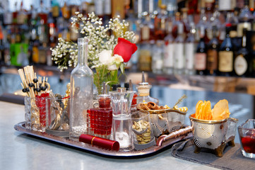 Stuff used for decorating cocktails