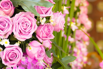 beautiful background with flowers roses