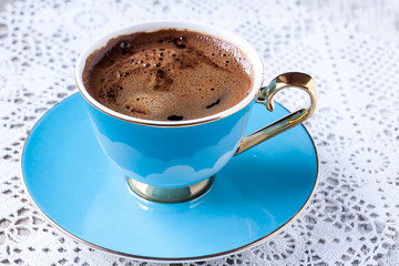 A cup of Turkish coffee