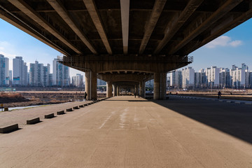 Bridge along the Hangang river