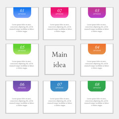 Business infographic template