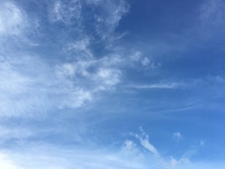 Obraz premium blue sky in small country