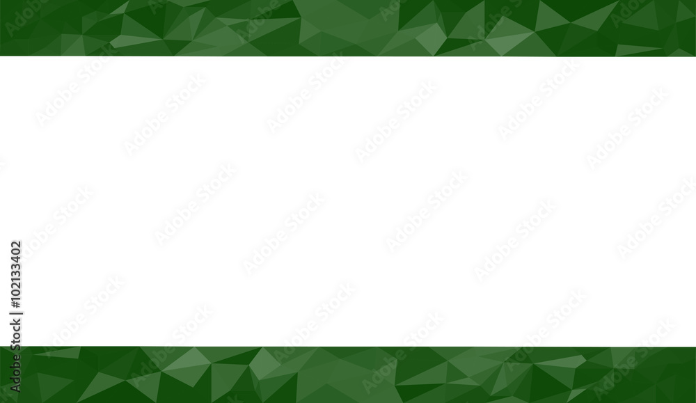 Poster green abstract geometric triangular polygon style illustration graphic background for presentation w