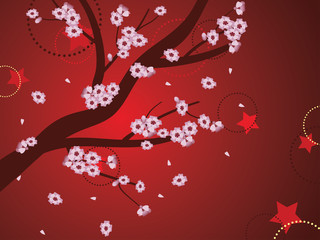 Decorative Sakura Background