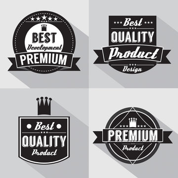 Set of Vintage Premium Quality Labels.