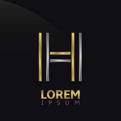 H letter logo