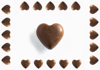 Brown chocolates