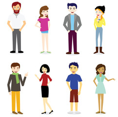 people with different styles