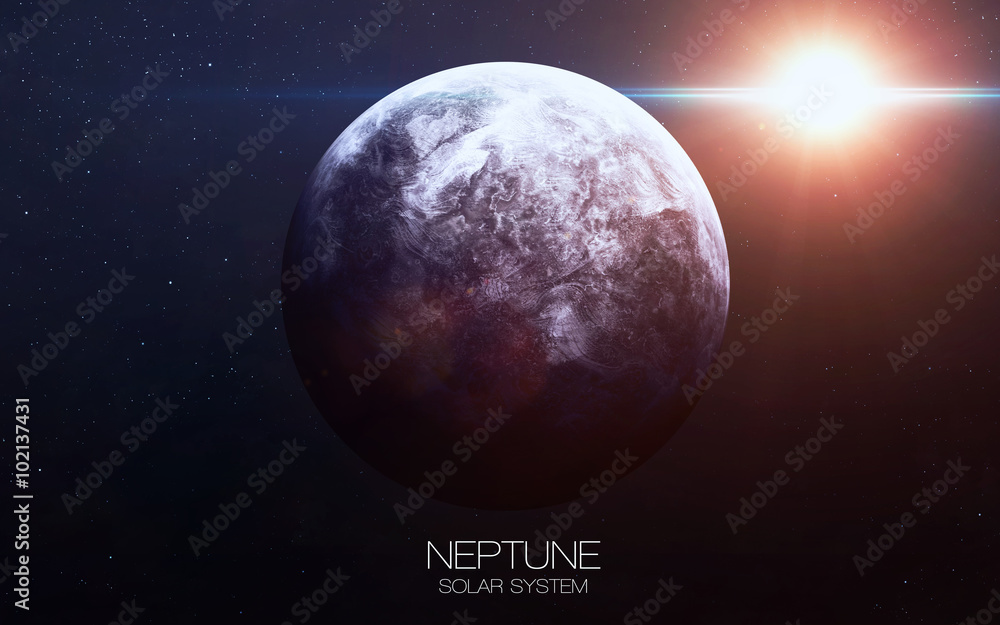 Canvas Prints neptune - high resolution images presents planets of the solar system. this image elements furnished