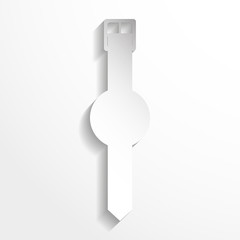 Wrist Watch. Vector icon.