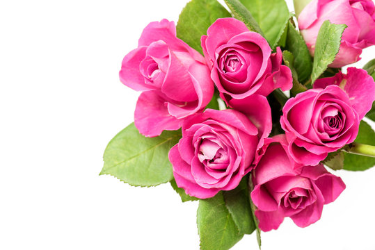 bouquet of flowers - pink roses - mothers day