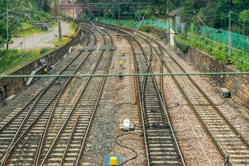 Train station, Edinburgh, Scotland