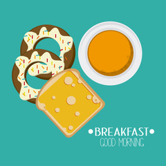 Breakfast food design 