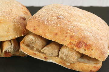 sausage sandwich