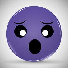 Funny cartoon face 