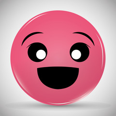 Fototapeta premium Funny cartoon face 