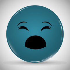 Funny cartoon face 
