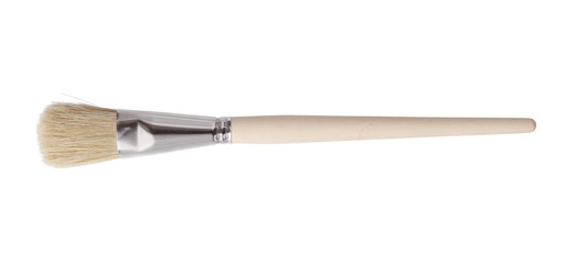 Isolated paint brush with clipping path