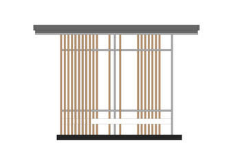 elevation of outdoor pavilion