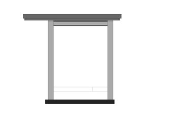 elevation of outdoor pavilion