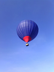 Air balloon on a background of blue sky