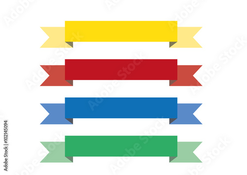 "Banner Flag straight" Stock image and royalty-free vector files on