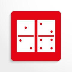 Sport signs. Dominoes. Vector icon.