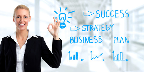 Beautiful business woman.