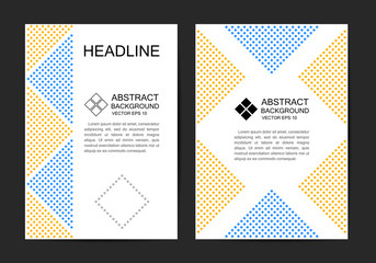 artwork design, vector / Abstract vector modern brochure