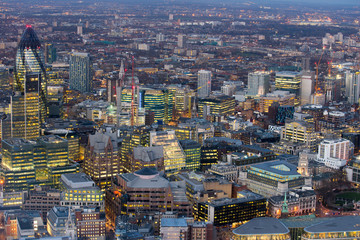Business office building in London, England