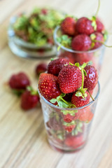 Fresh ripe strawberry