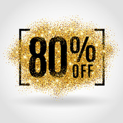 Gold sale 80% percent