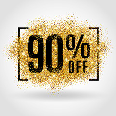 Gold sale 90% percent