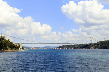 Bosphorus Bridge,Istanbul,Turkey.