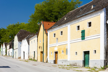 wine cellars, Eichenbrunn, Lower Austria, Austria