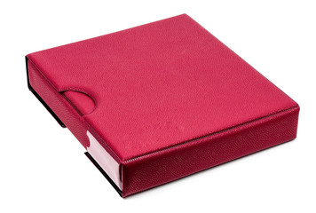  Album for coins isolated on white background.