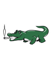 funny weed crocodile natural joint