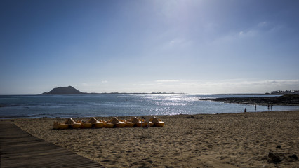 Corralejo beach, Fuerteventua, Canary Islands, Spain