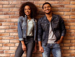 Attractive Afro-American couple