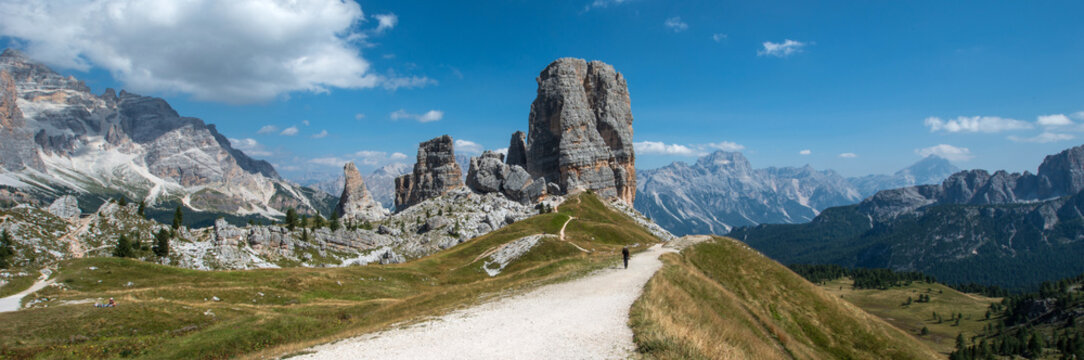 Five Tower, Dolomites mountain