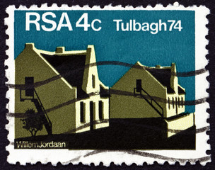 Postage stamp South Africa 1974 Restored Houses, Tulbagh