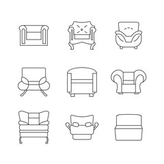Sofa Outline Set
