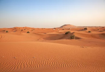 Zelfklevend Fotobehang Woestijnlandschap Rode zandwoestijn