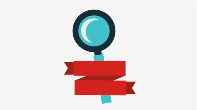Search icon design, Video Animation