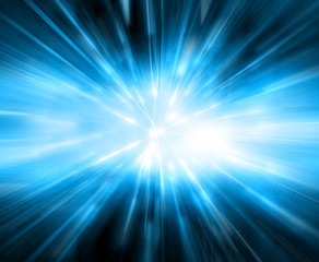 Fototapeta premium Abstract blue background